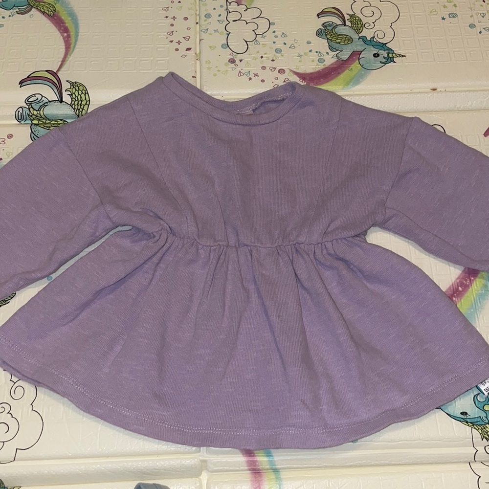 Purple toddler dress from zara